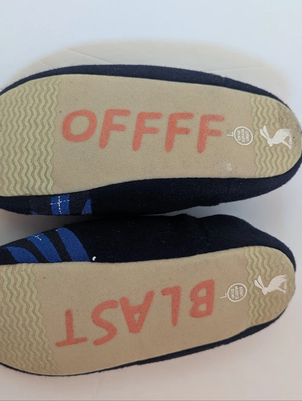 Joules Rocket Ship Navy Slippers 2-3